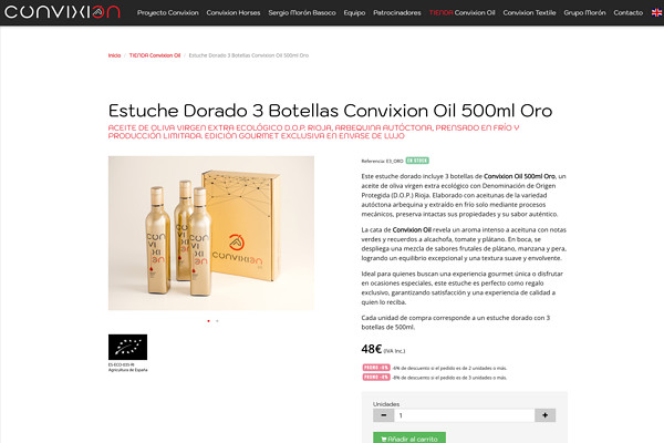 Competition horses, olive oil and textile products in a circular economy project